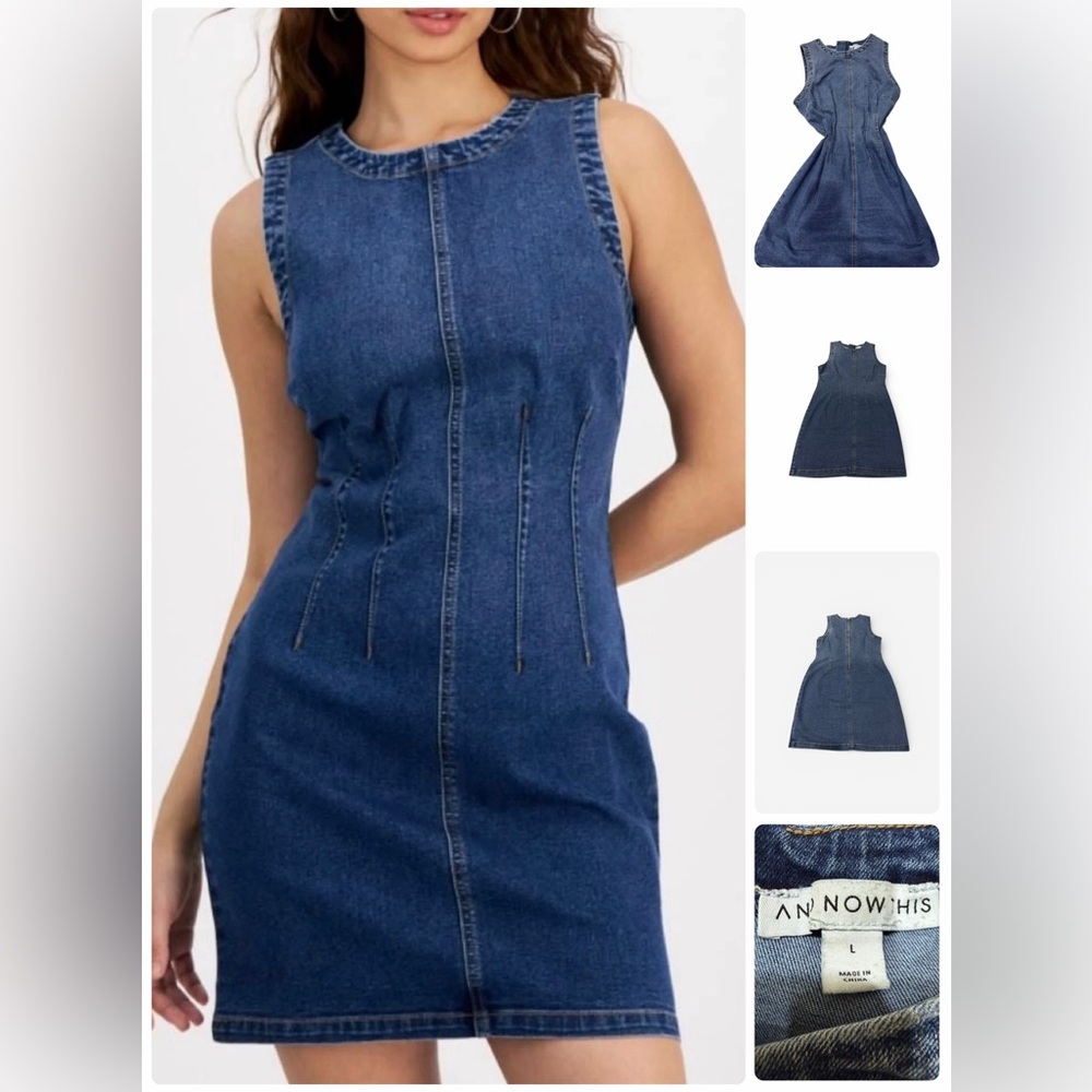 AN'NOWH Denim Blue Dress